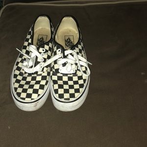 Vans all over checker sneakers